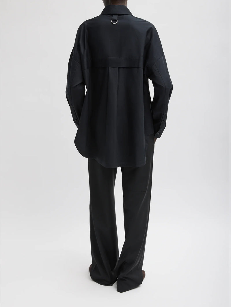 Gabe Oversized Shirt in Black