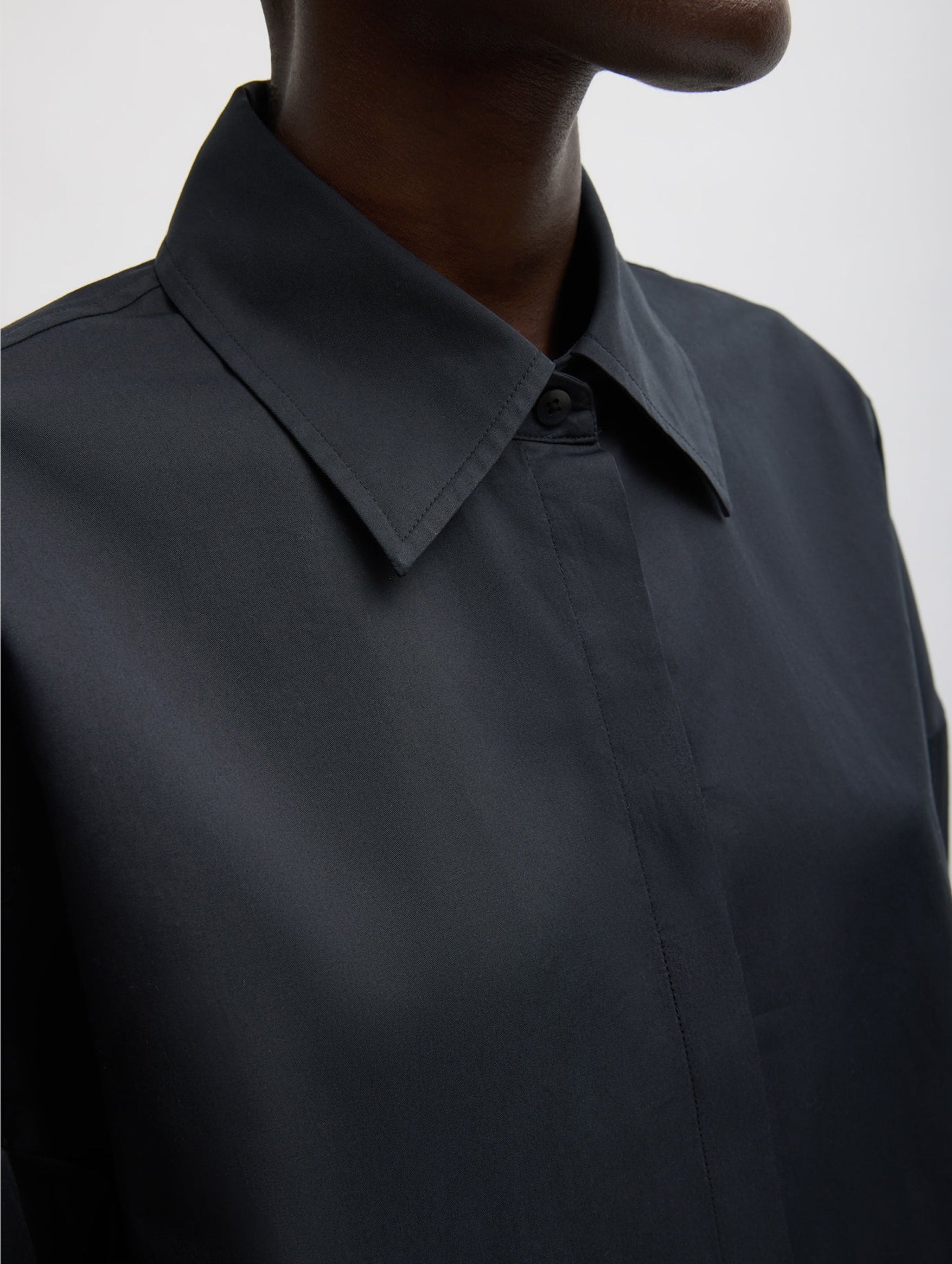 Gabe Oversized Shirt in Black