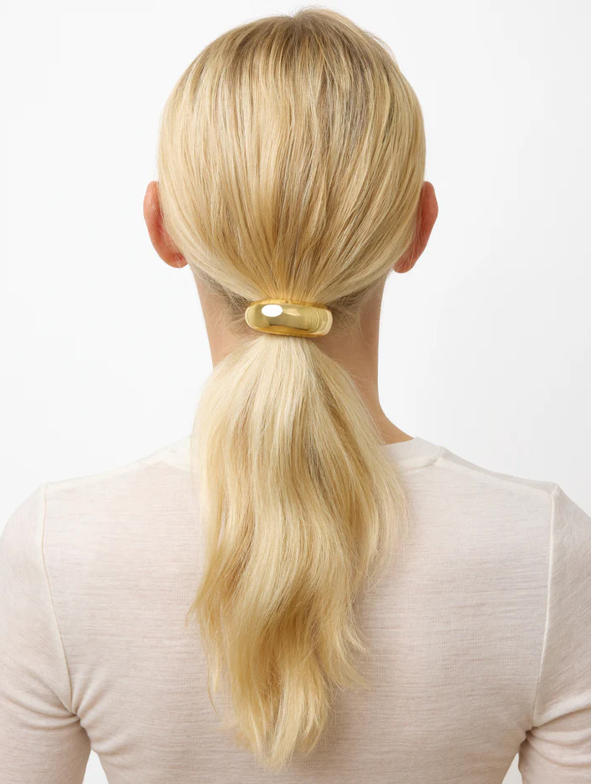 The Thea Hair Tie in Gold
