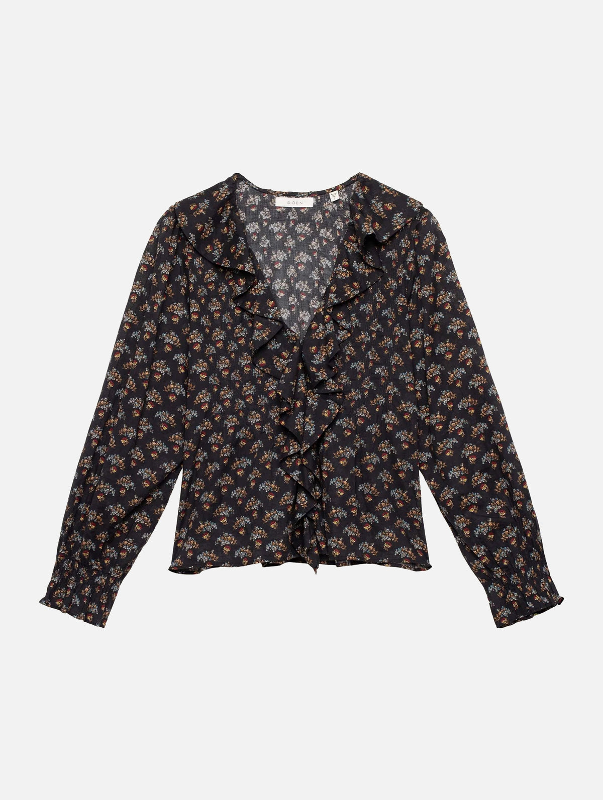 Hardy Top in Delphinium Floral
