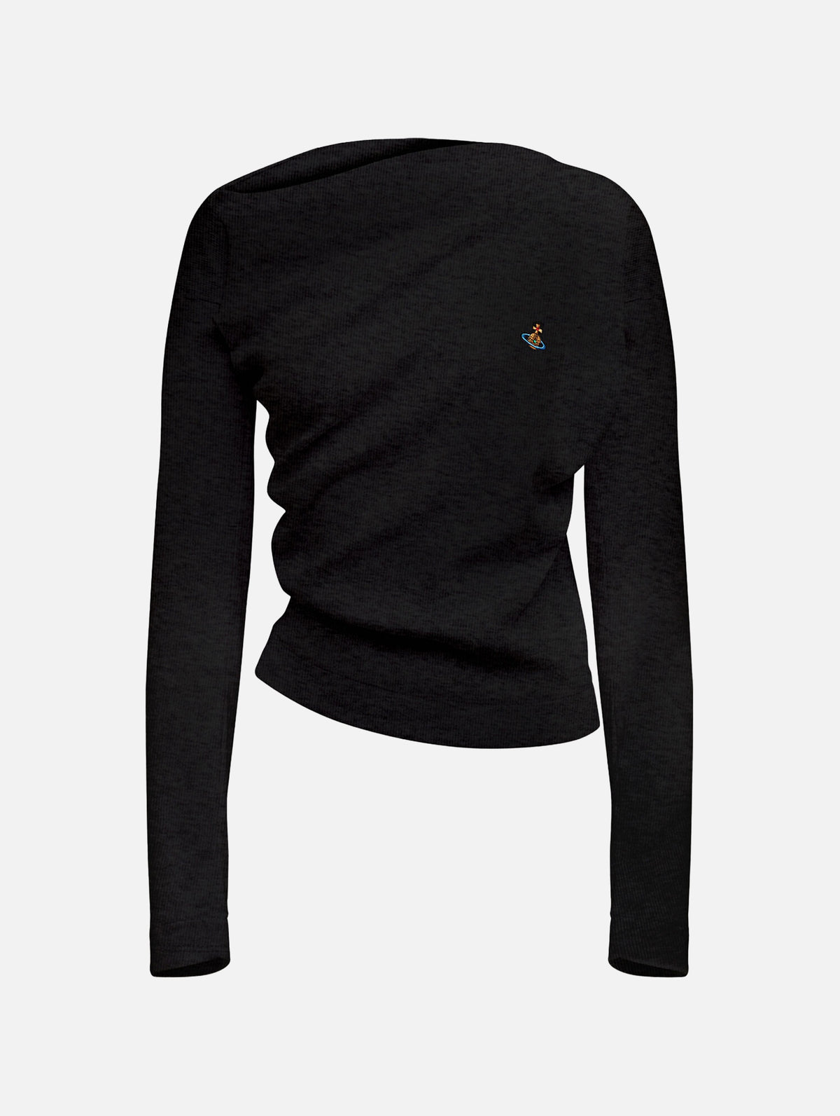 Long Sleeve Hebo Top in Black