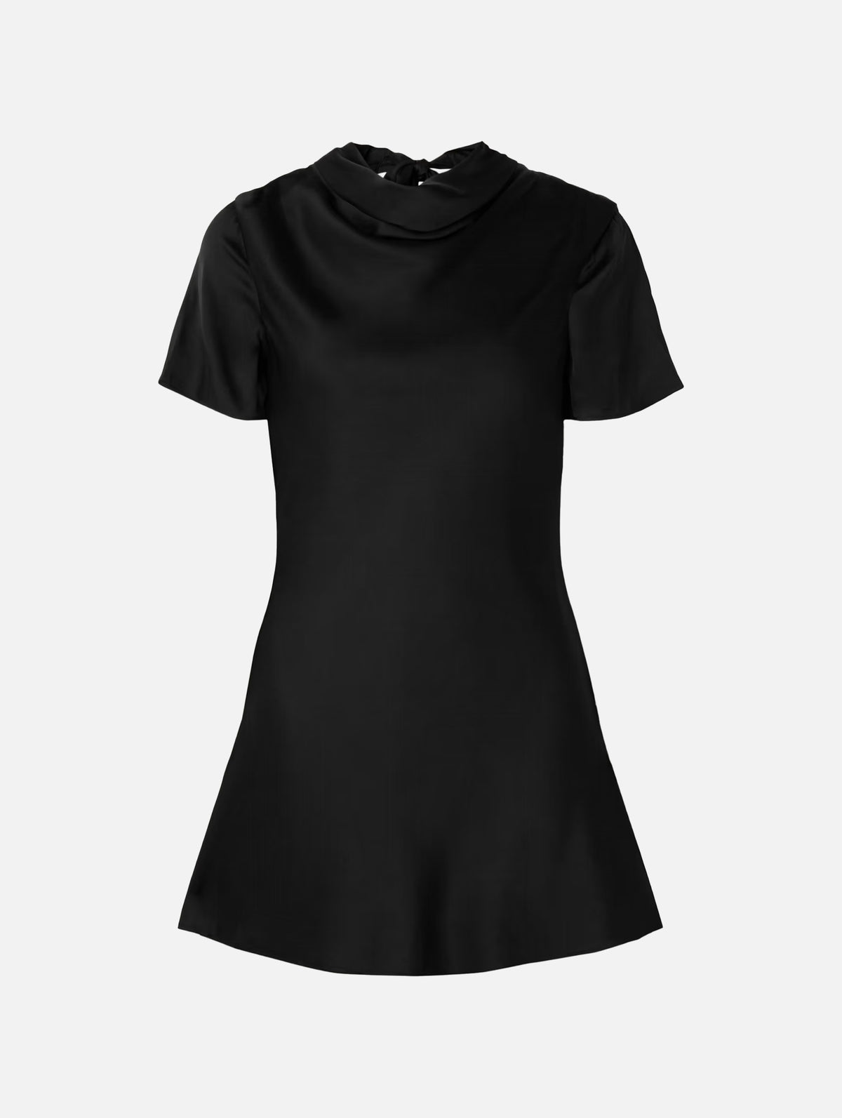 Iris Silk Dress in Black