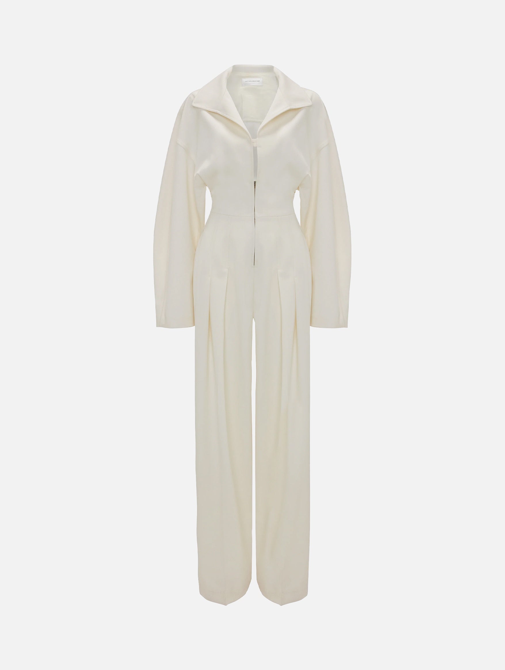 Tab Detail Jumpsuit in Ivory