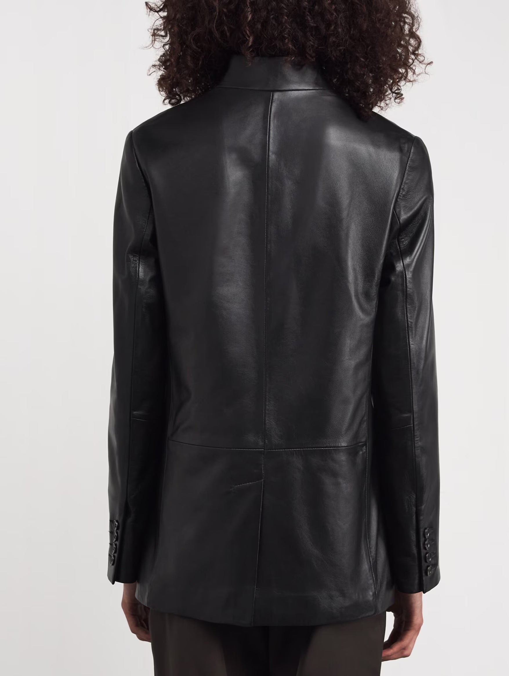 Juno Leather Jacket in Black