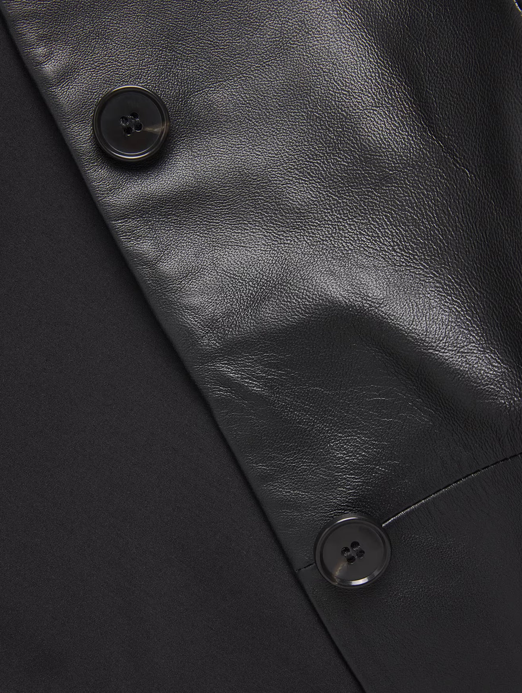 Juno Leather Jacket in Black