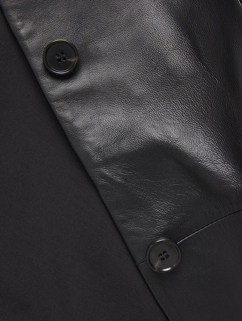 Juno Leather Jacket in Black
