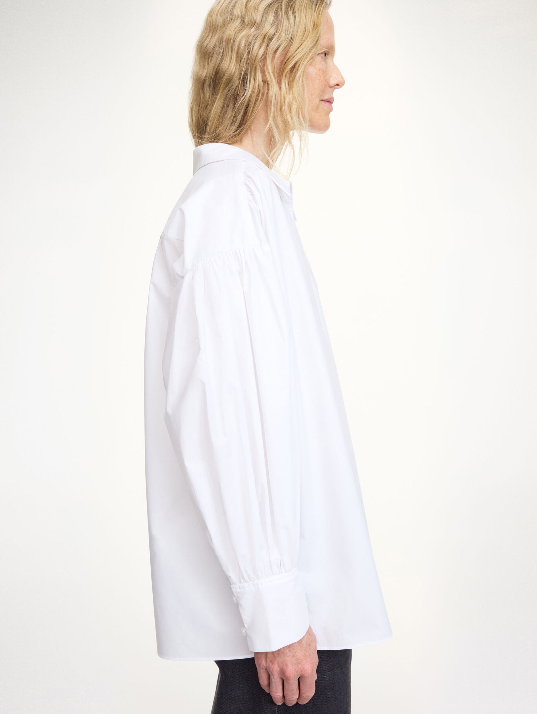 Leonora Cotton Blouse in White