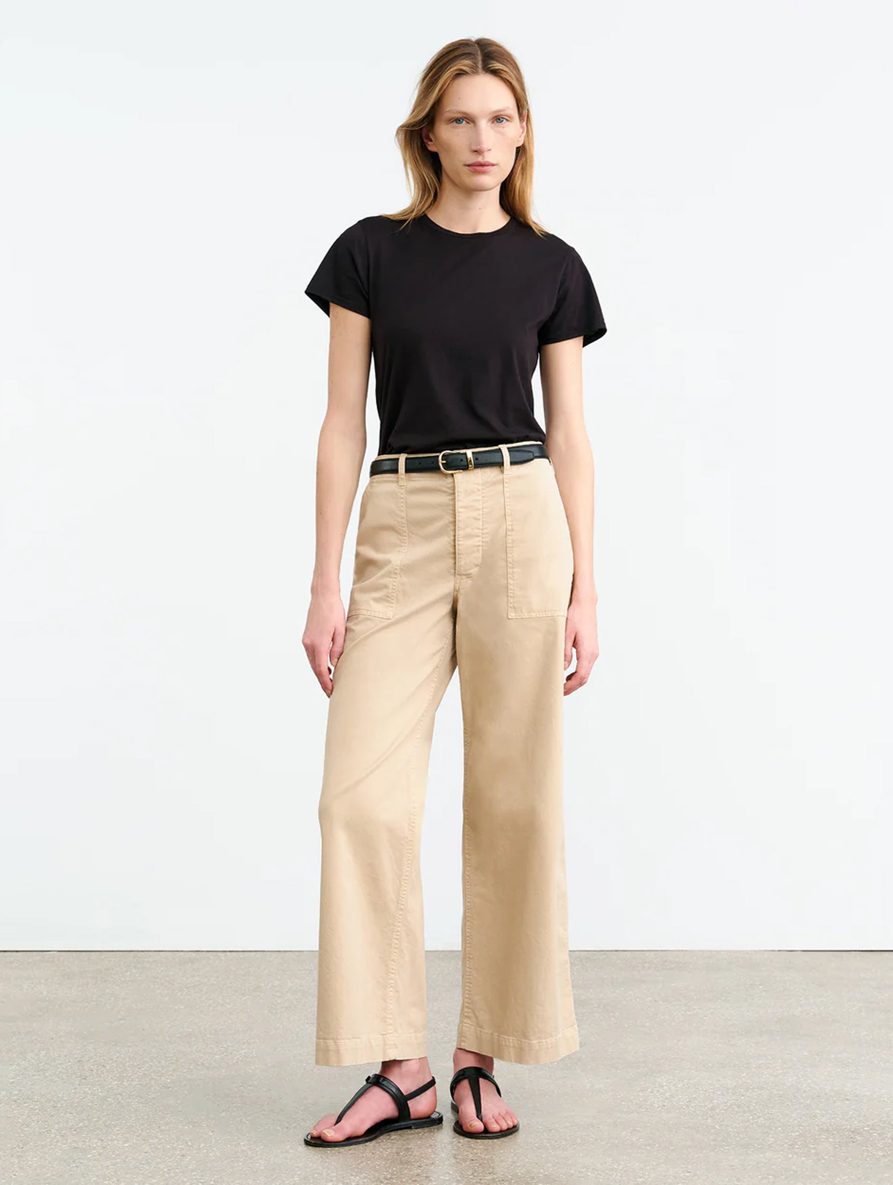 Leon Boy Pant in Stone