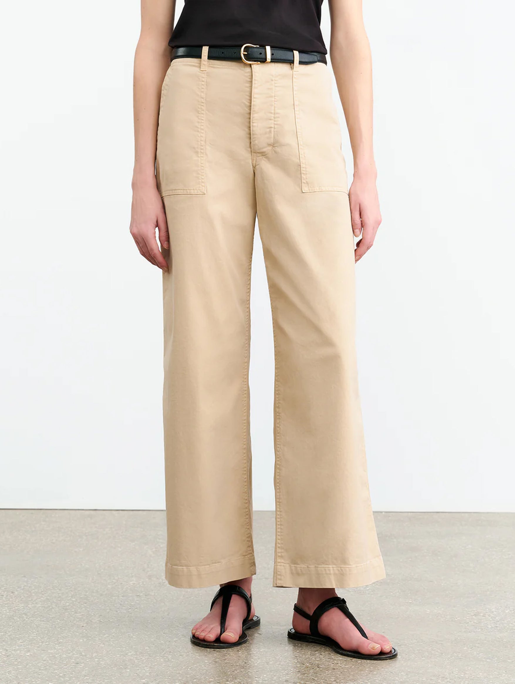 Leon Boy Pant in Stone
