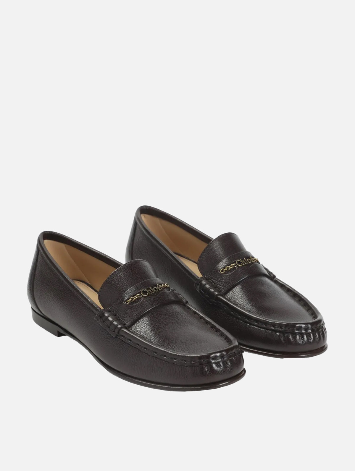 Chloé Loafers in Sooty Brown