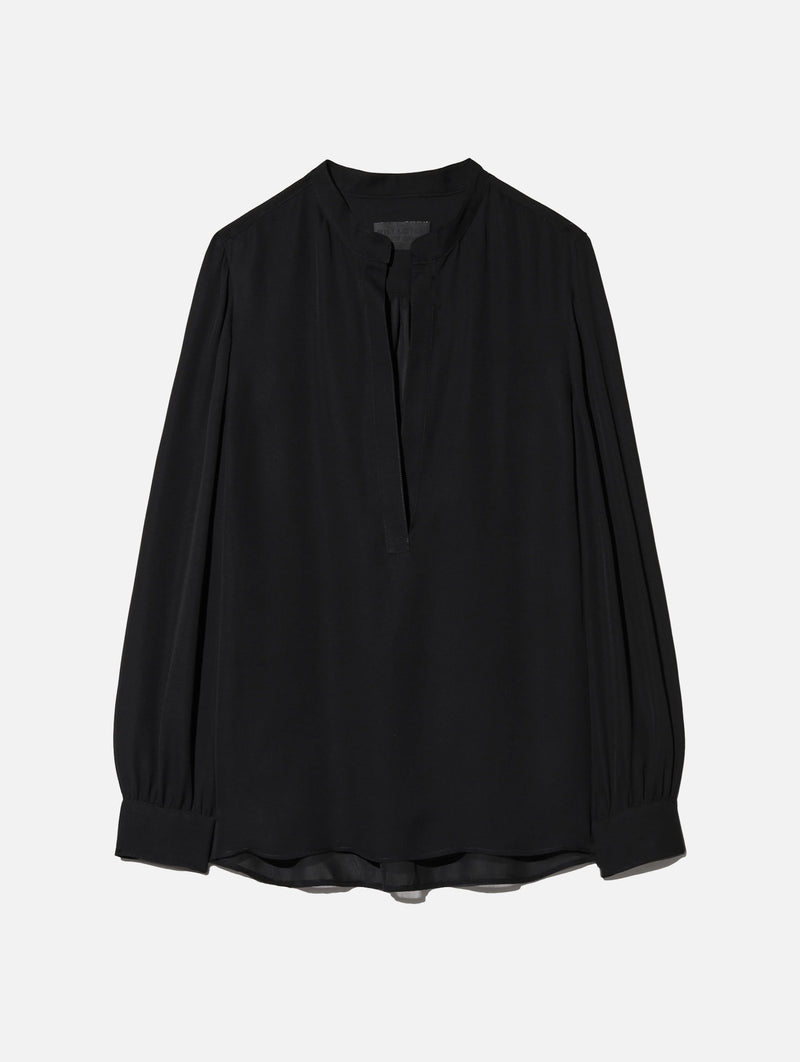Montaine Silk Blouse in Black
