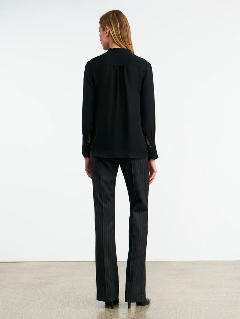 Montaine Silk Blouse in Black