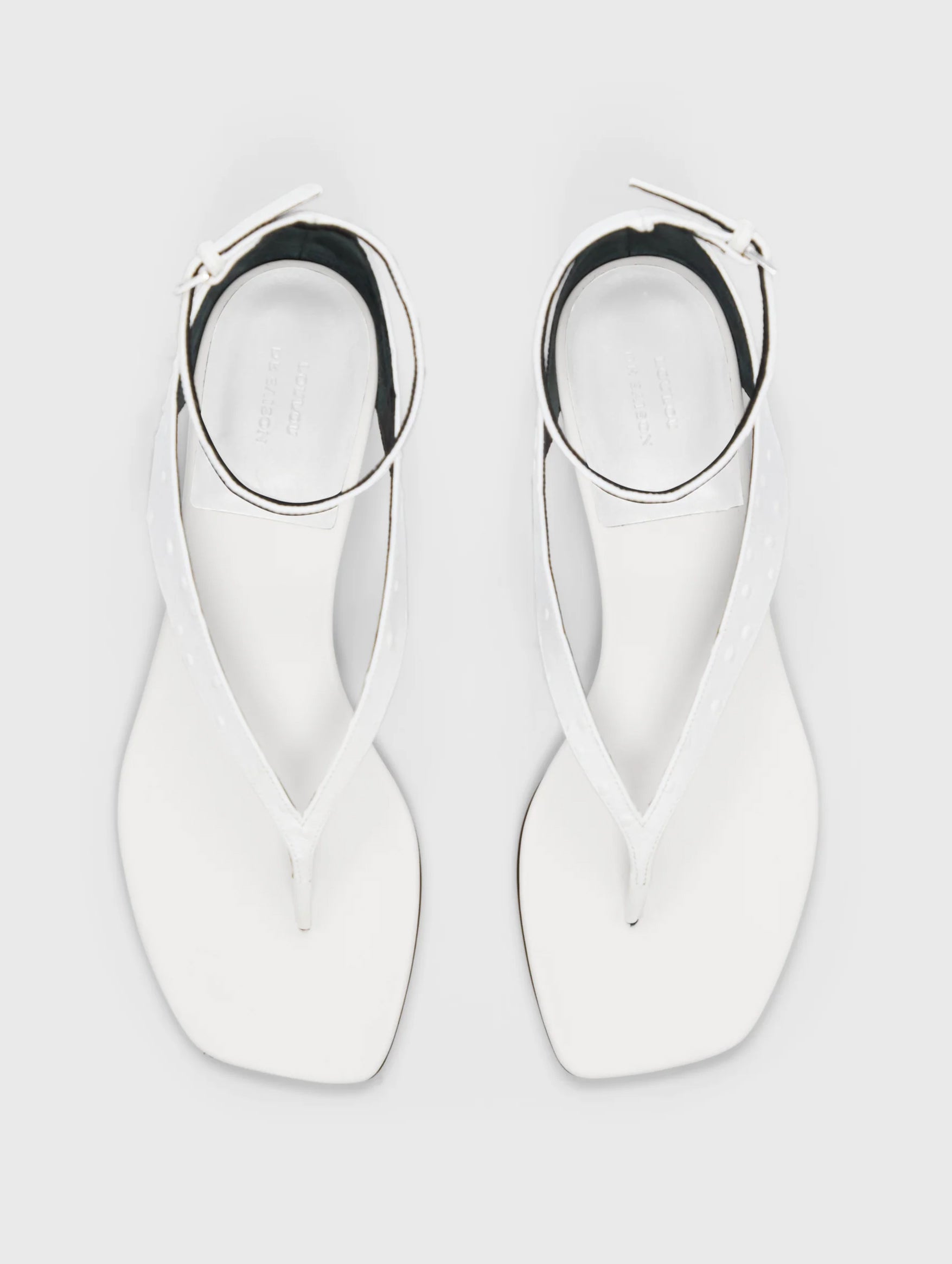 Niham Mini Wedge Sandals in White