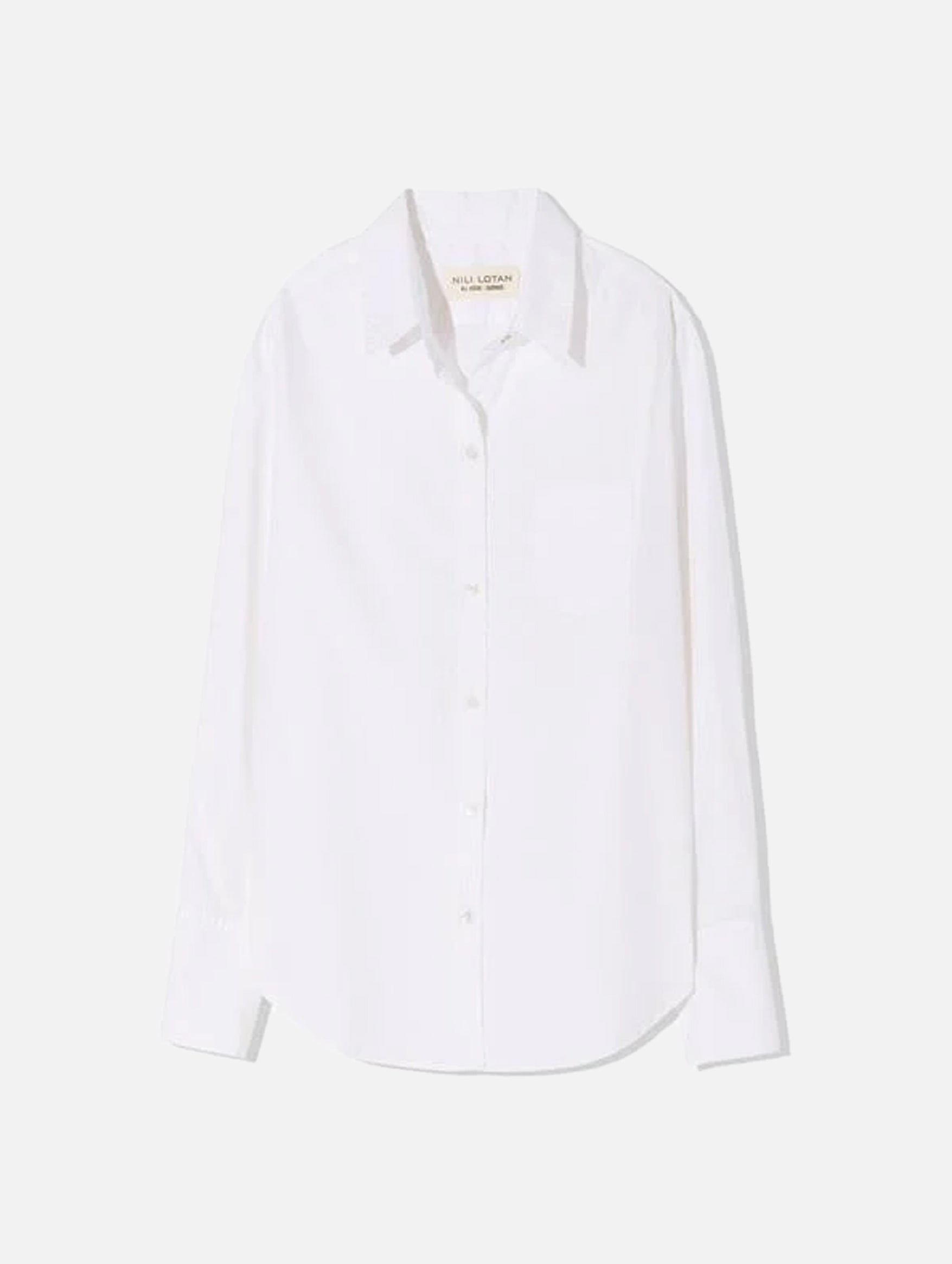 Cotton Voile NL Shirt in White