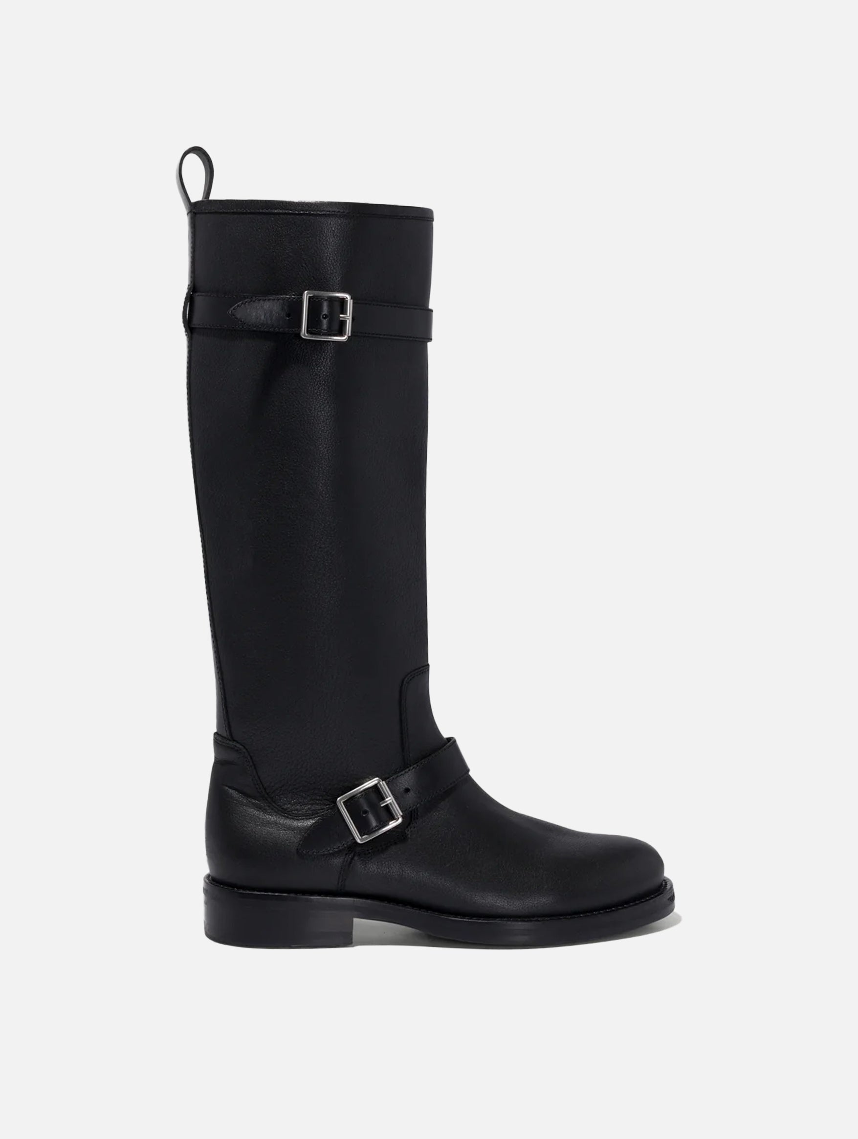 Noah Leather Boot in Black