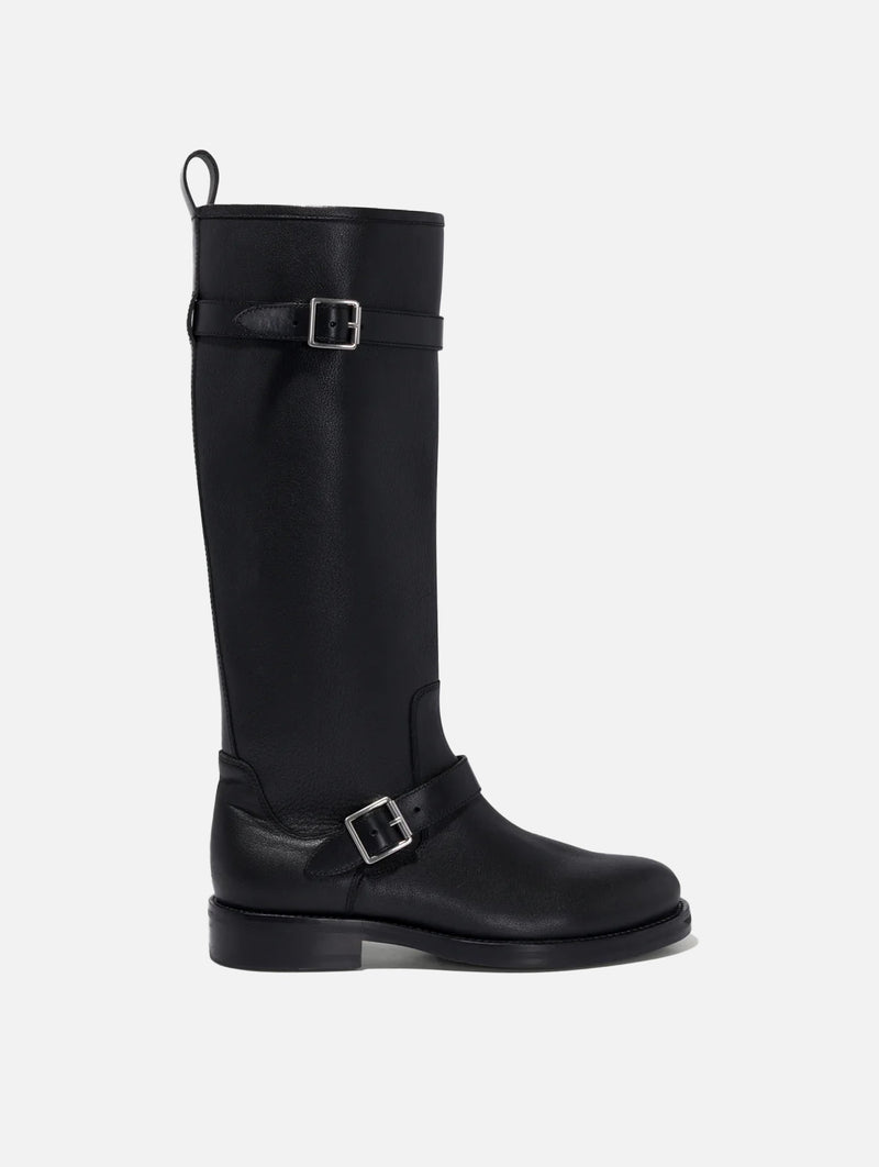 Noah Leather Boot in Black