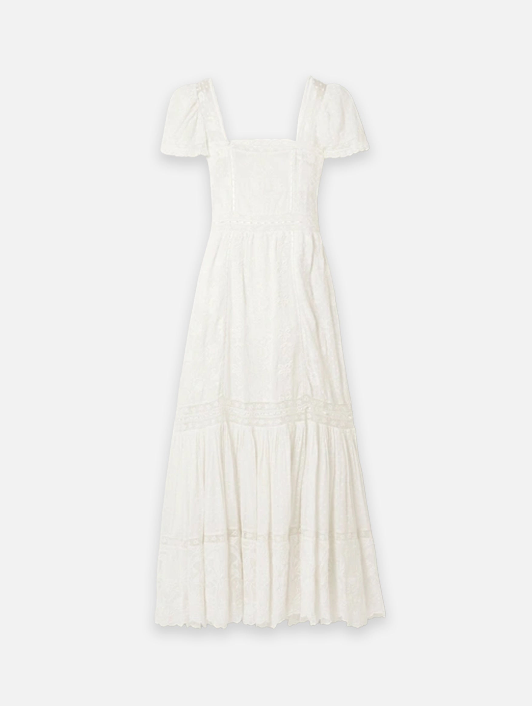 Norma Cotton Dress in White