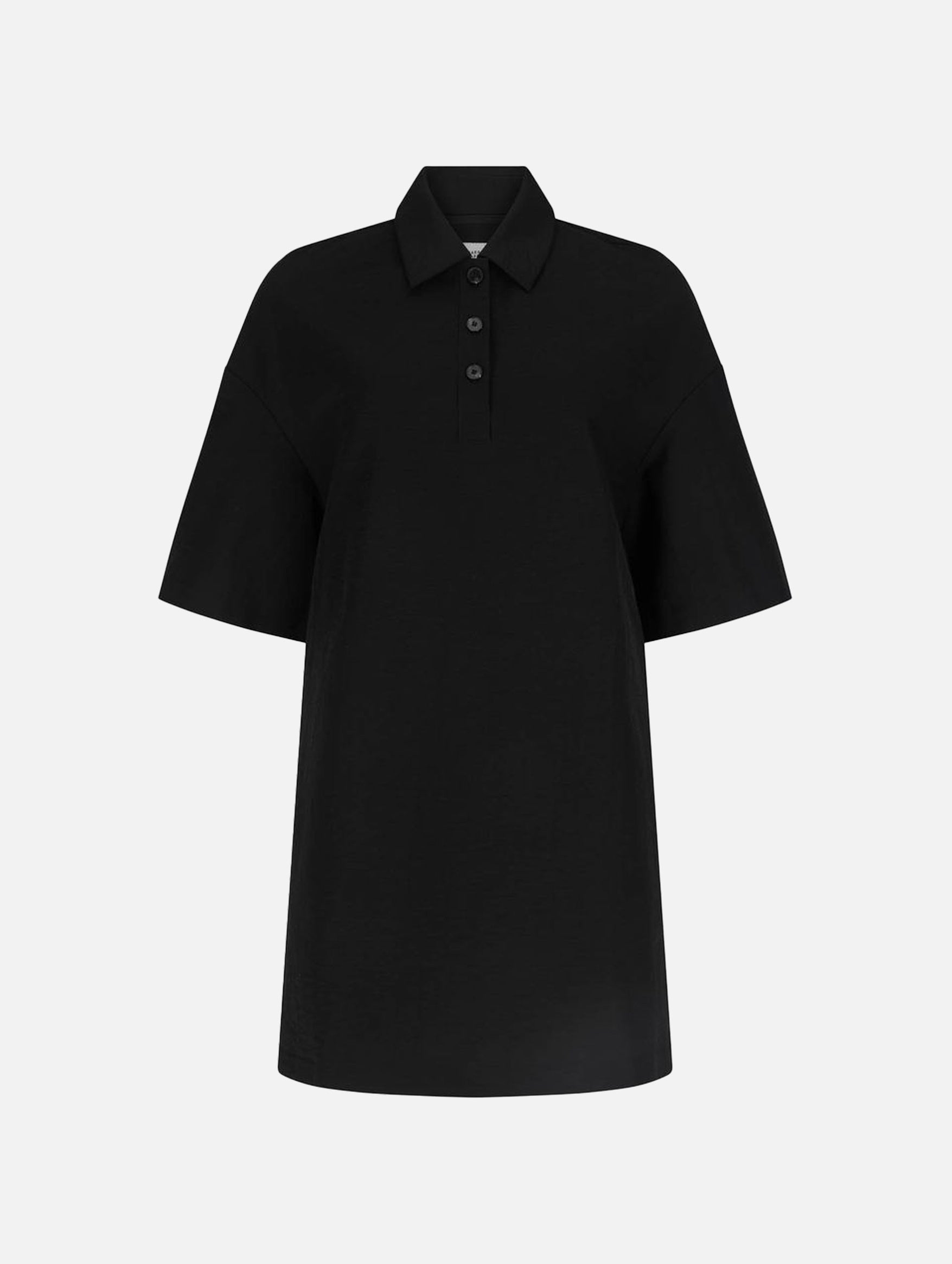 Short Sleeve Orwell Dress in Black