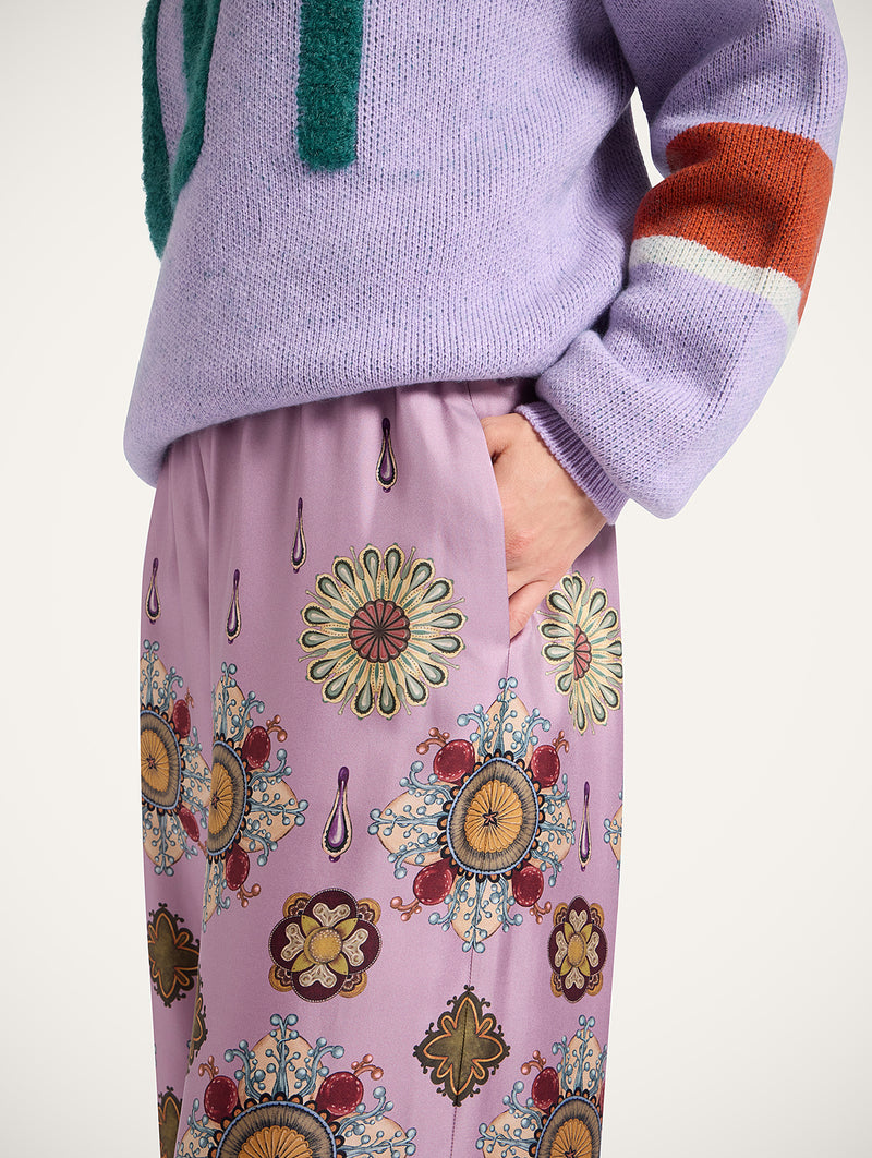 Palazzo Pants in Dusty Pink Nucleus Placée