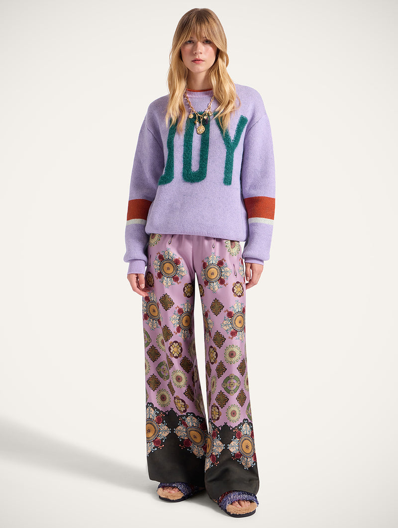 Palazzo Pants in Dusty Pink Nucleus Placée