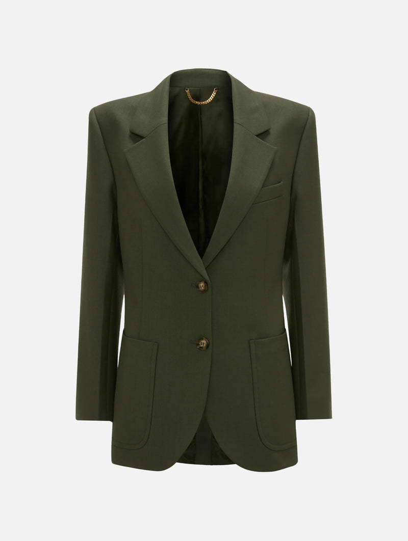 Patch Pocket Jacket in Oregano