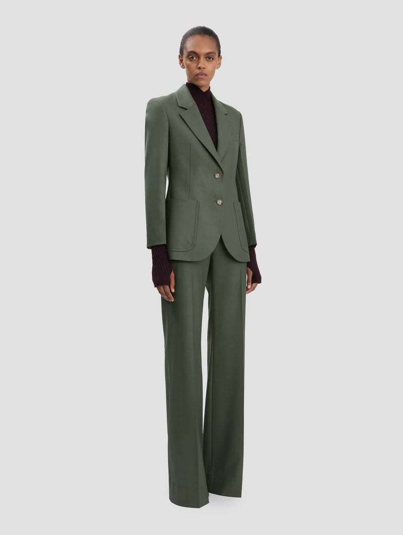 Patch Pocket Jacket in Oregano