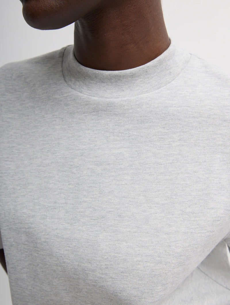 Perfect Unisex Tee in Heather Grey