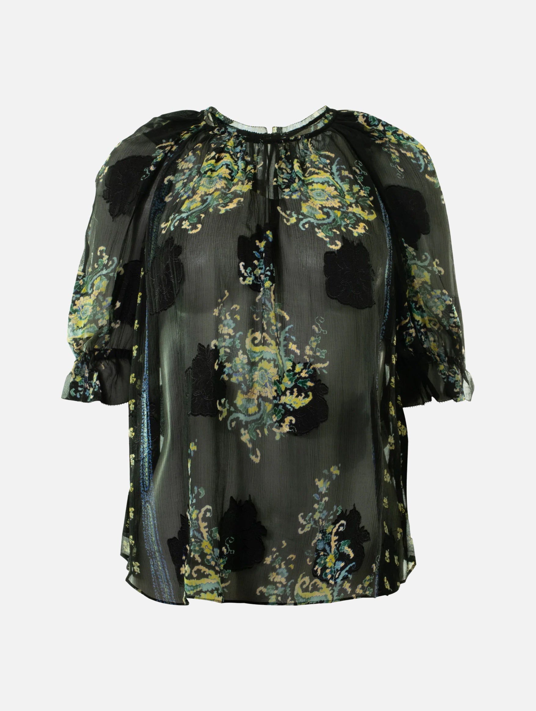 Pippa Short Sleeve Blouse in Twilight
