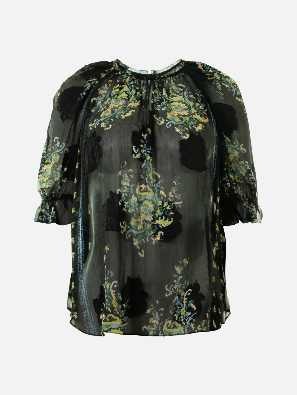 Pippa Short Sleeve Blouse in Twilight