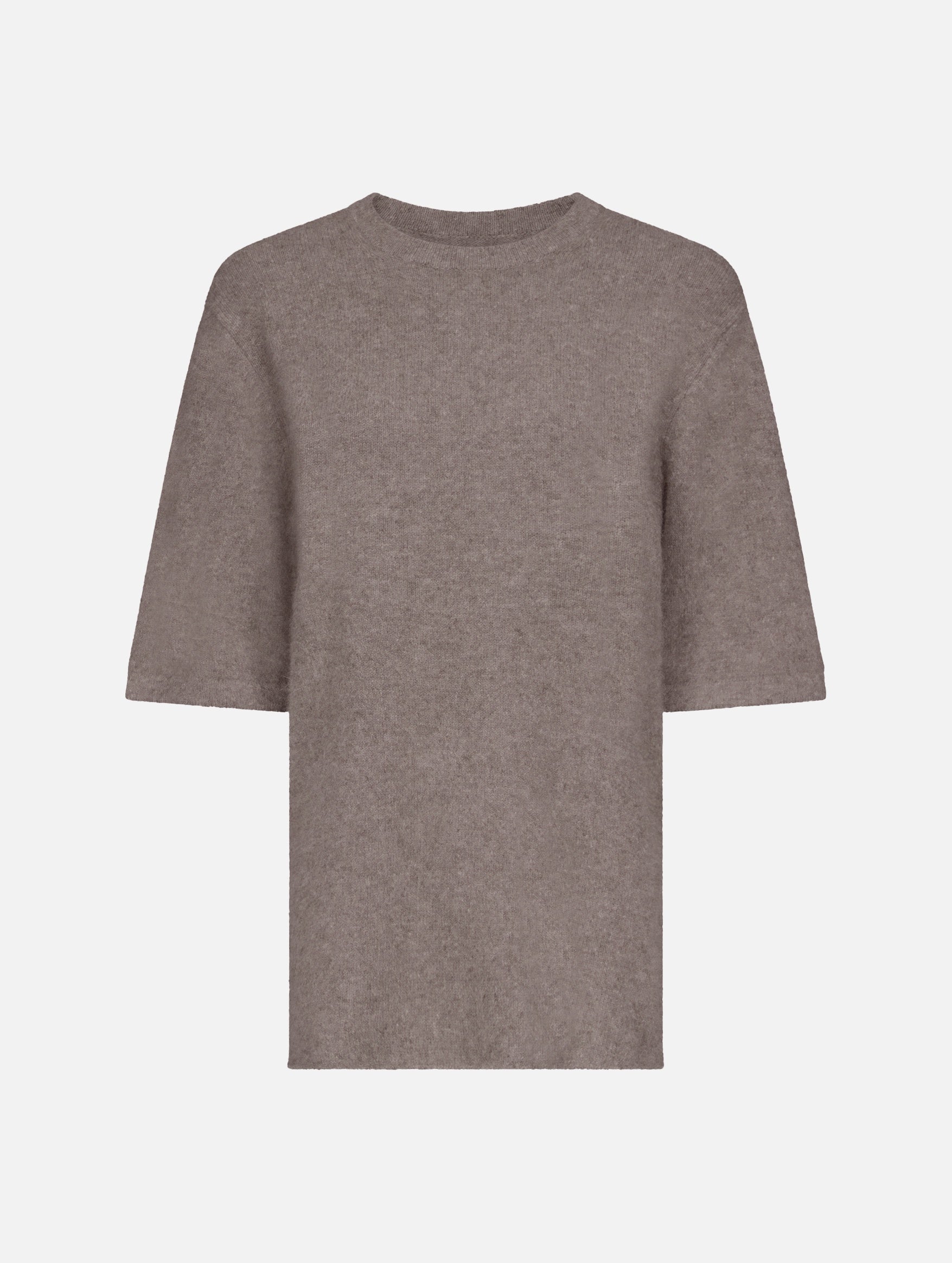 Raven Short Sleeve Sweater in Ashes