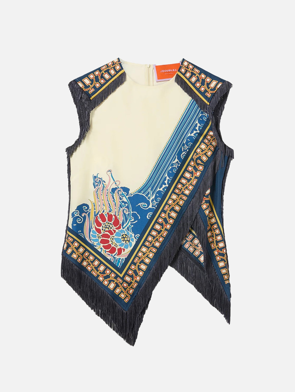 Scarf Top in Lemuria Placée