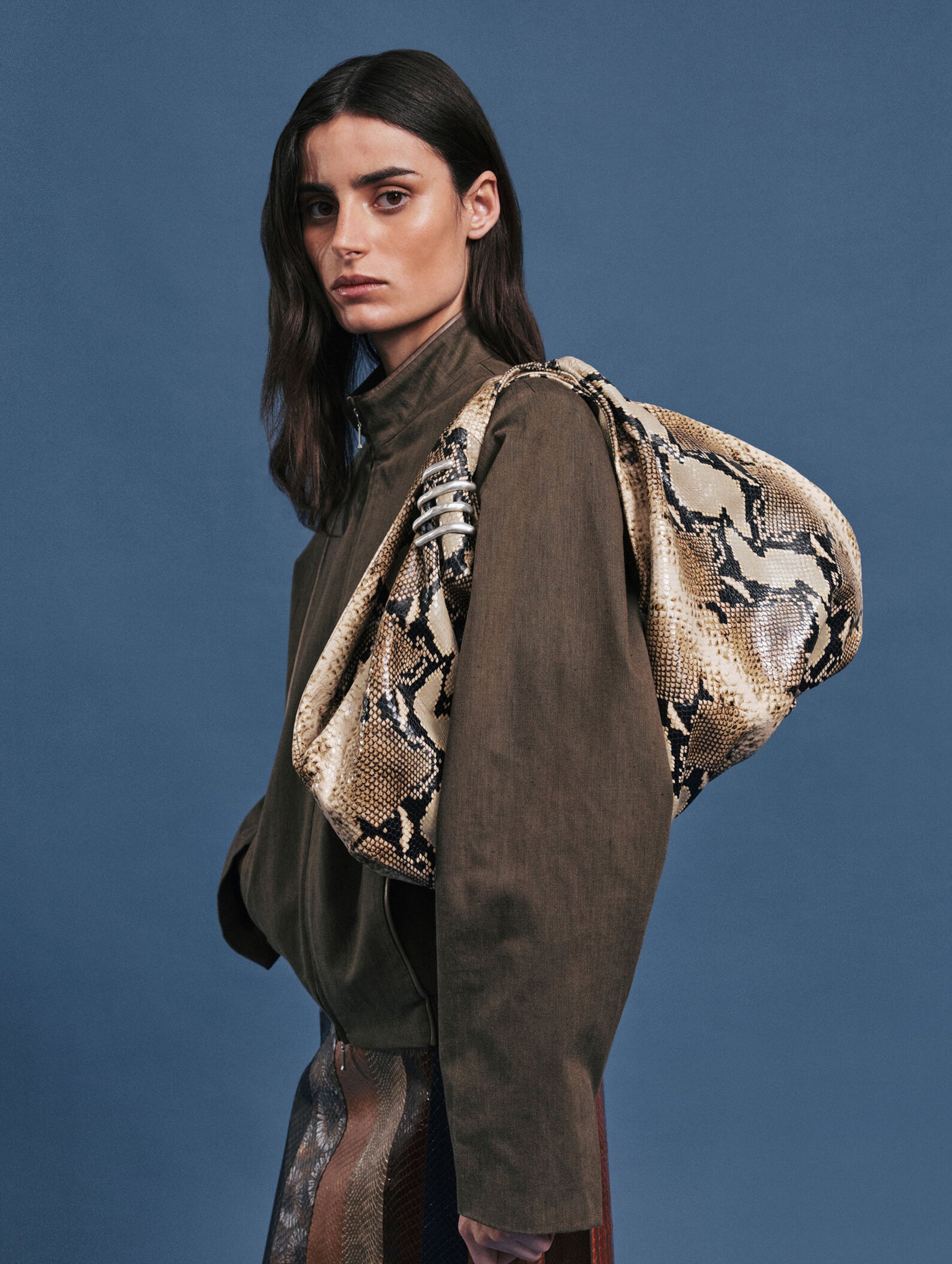 Deia Tote Bag in Serpent