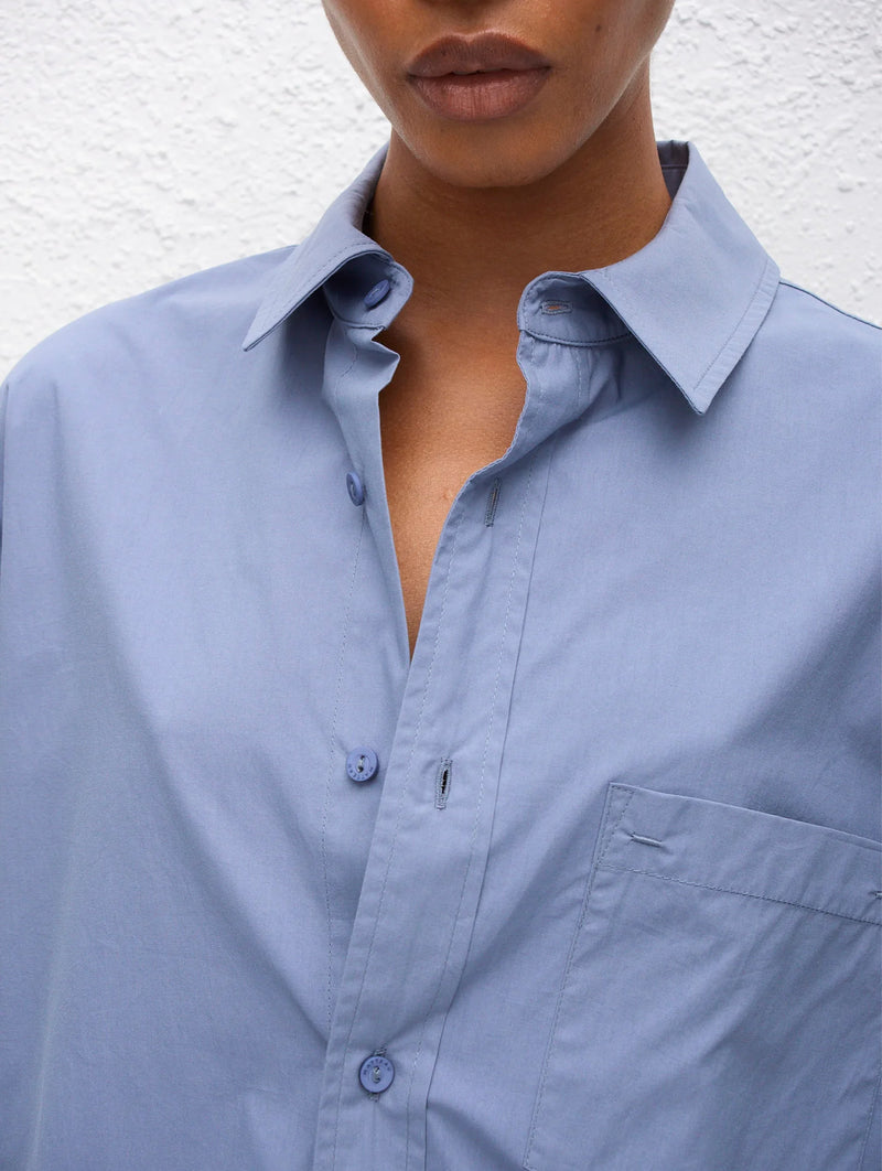 Relaxed Shirt in Steel