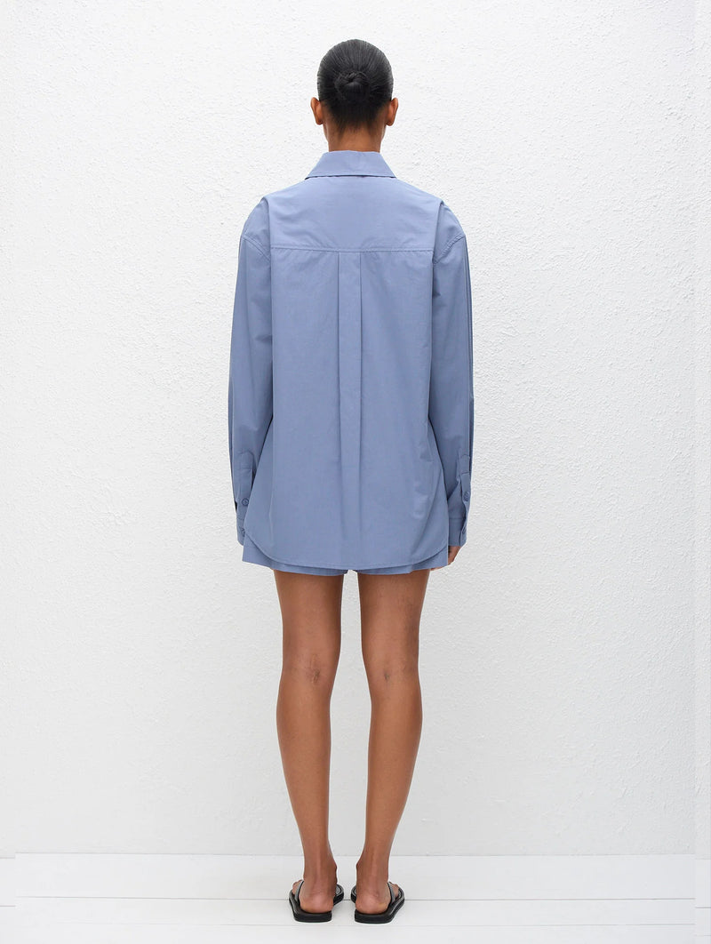 Relaxed Shirt in Steel