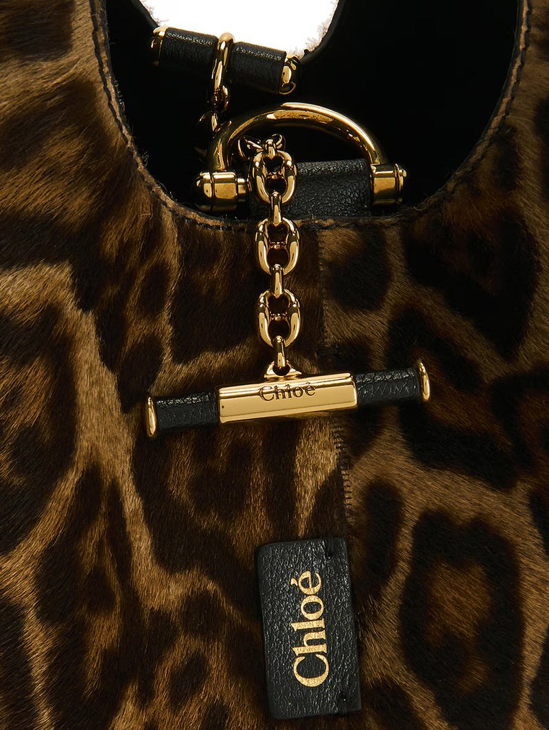 Chloé Balloon Small Hobo Bag in Jungle Brown