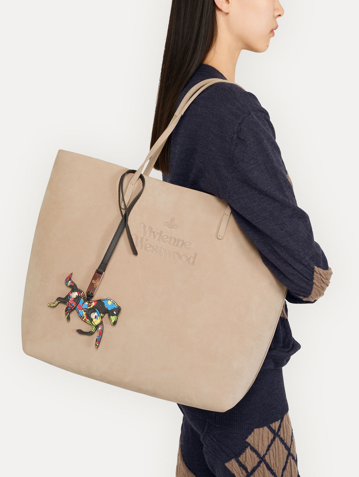 Studio Shopper Leather in Beige