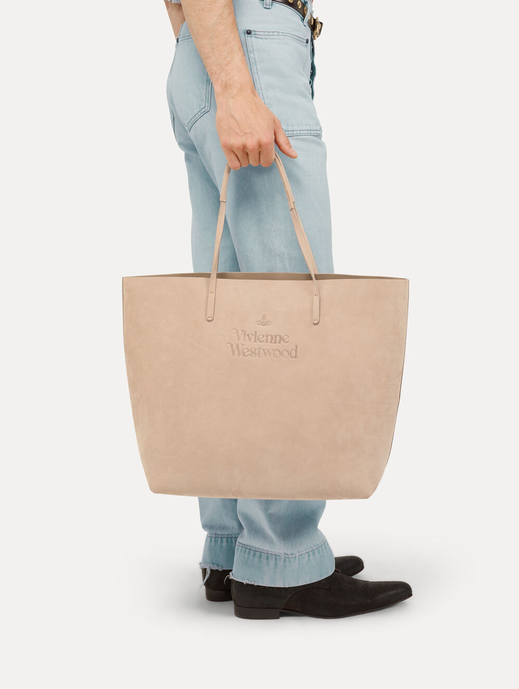 Studio Shopper Leather in Beige