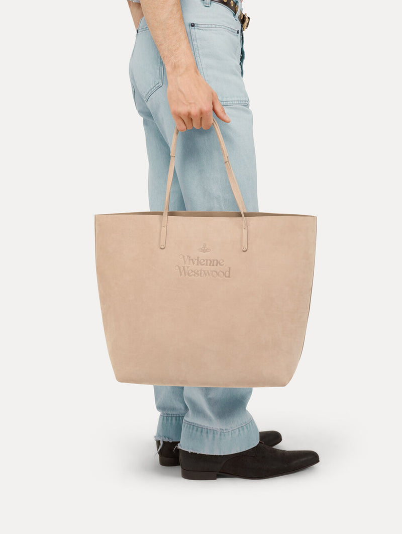 Studio Shopper Leather in Beige