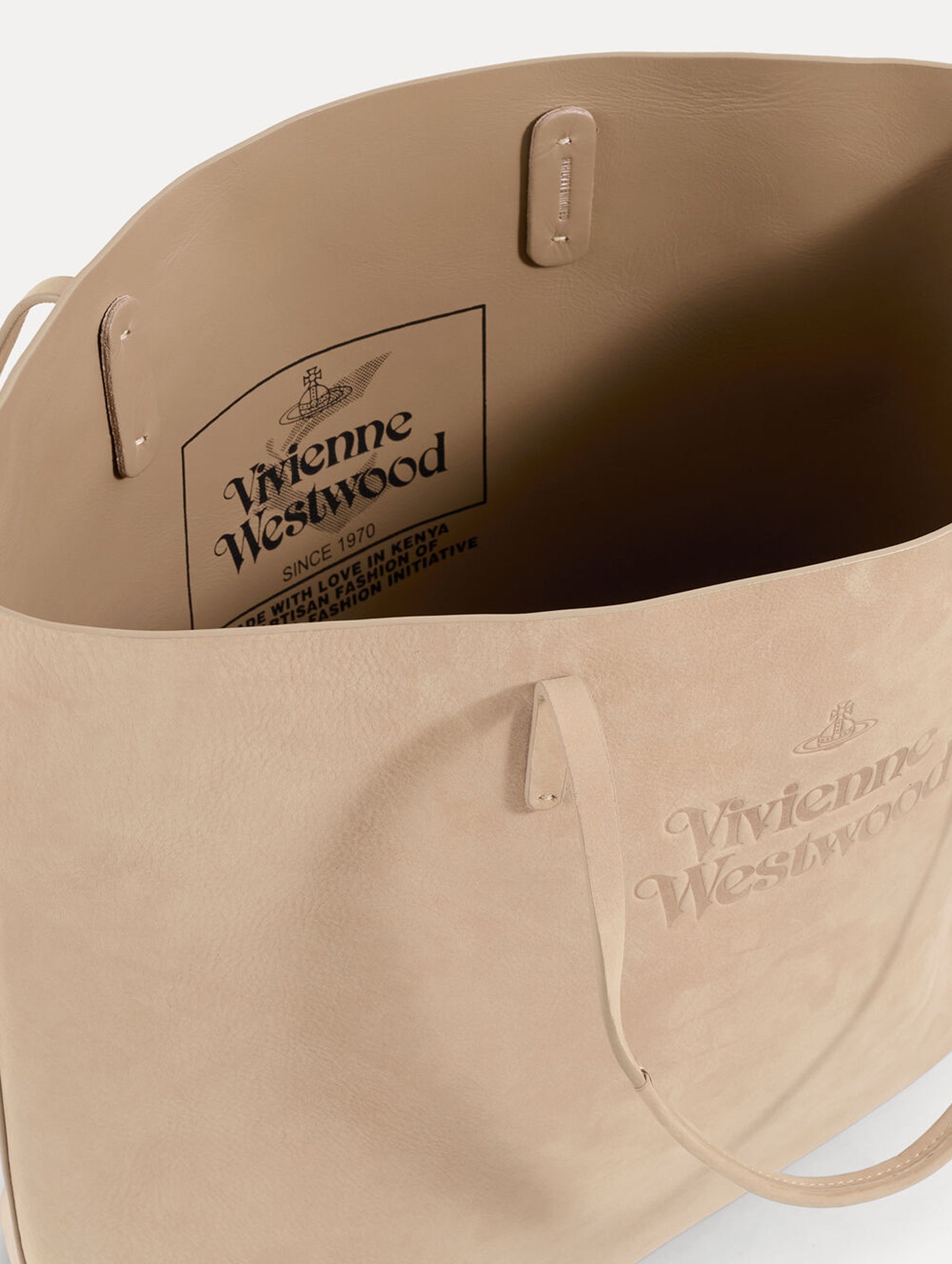 Studio Shopper Leather in Beige