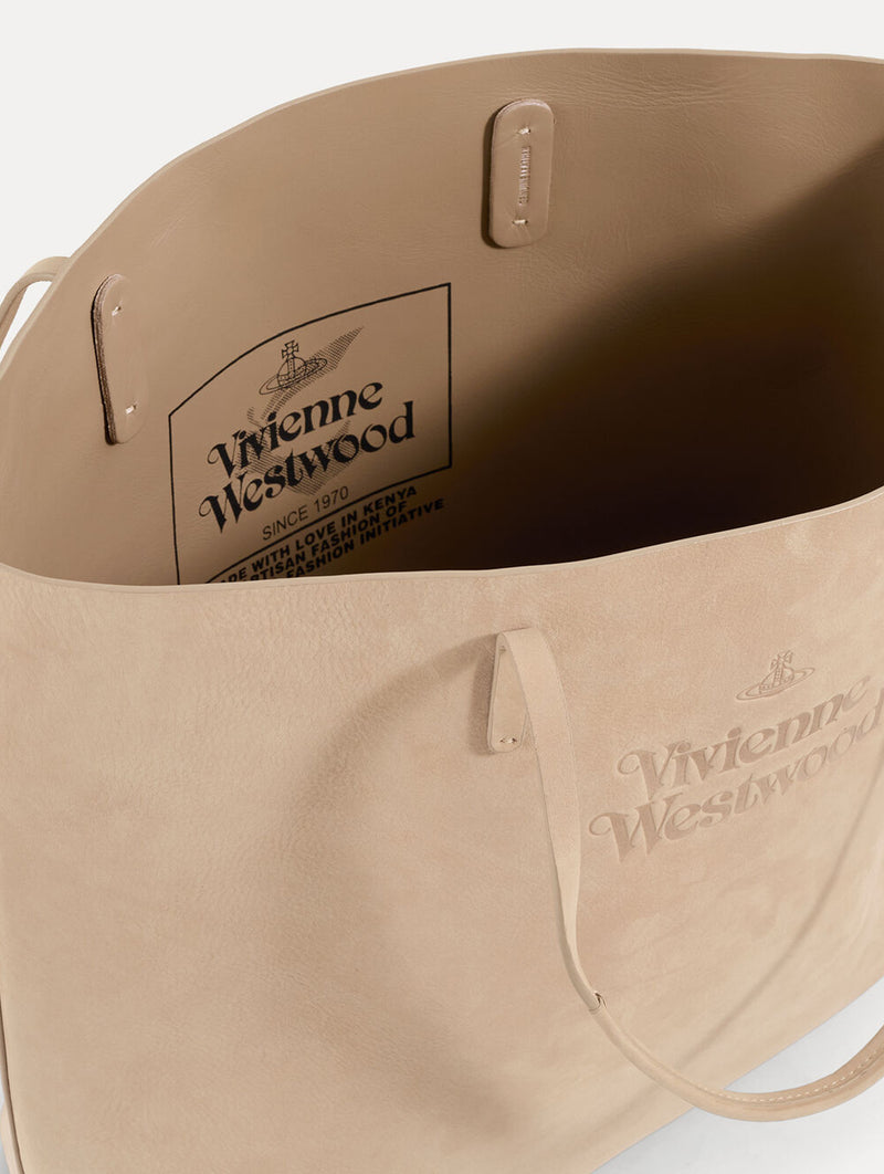 Studio Shopper Leather in Beige