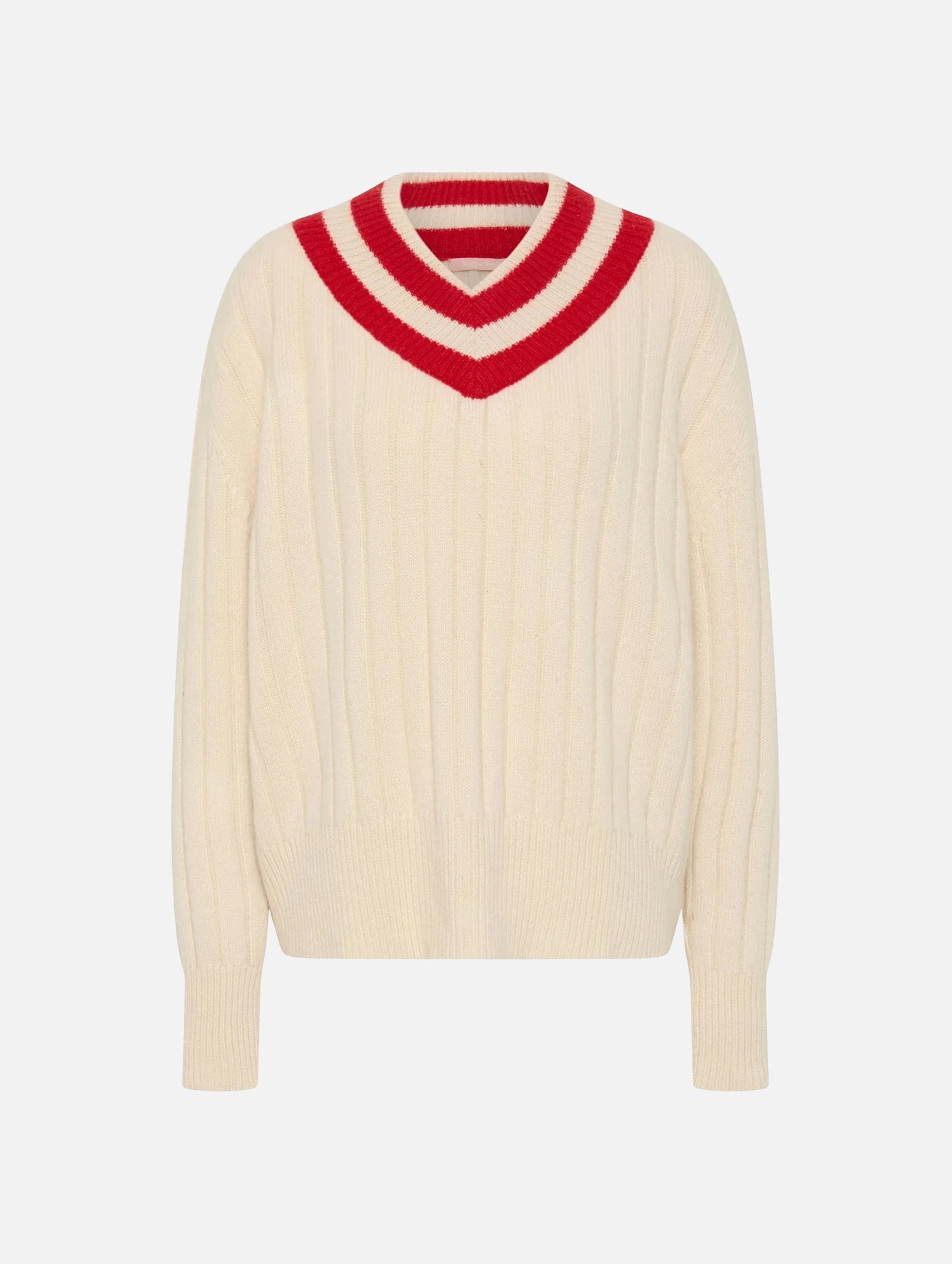 Been Loving You Too Long Sweater in Cherry and Milk