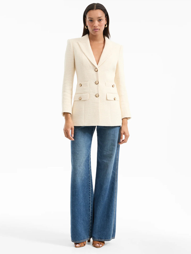 Terre Dickey Jacket in Ecru