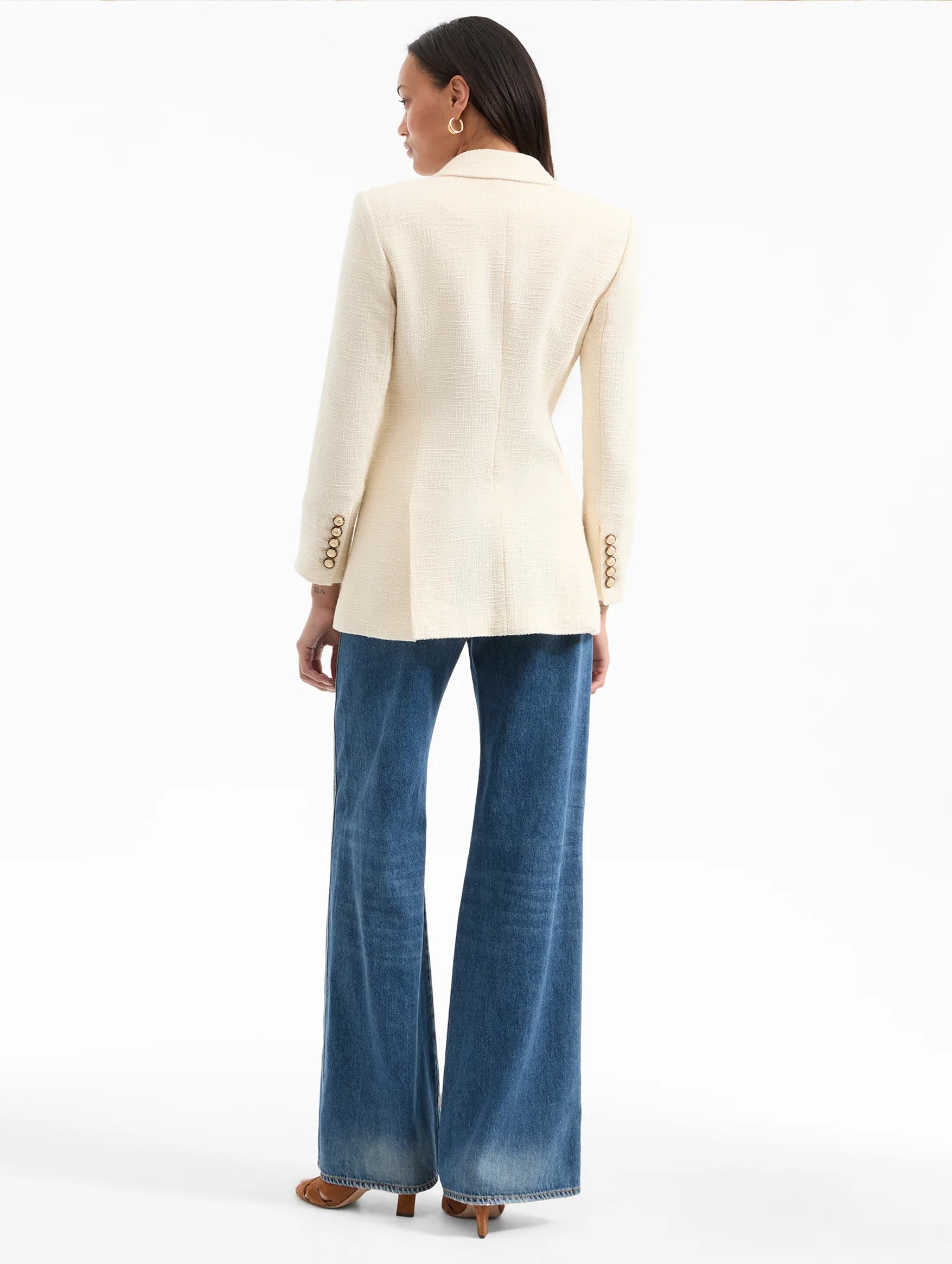 Terre Dickey Jacket in Ecru