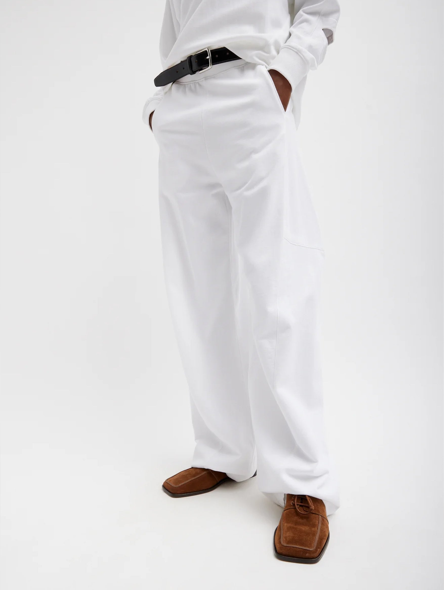 Summer Sweatshirting Winslow Pant Regular in White