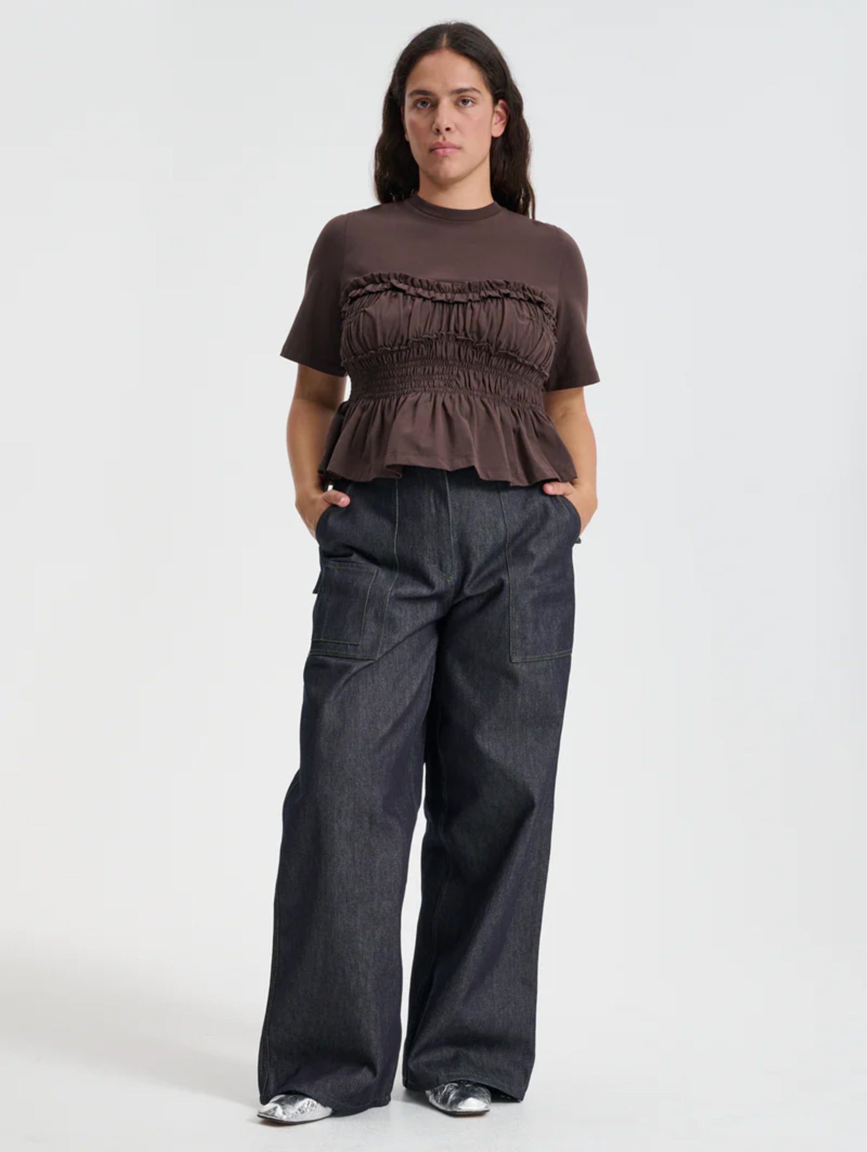 Vilde T-Shirt in Brown