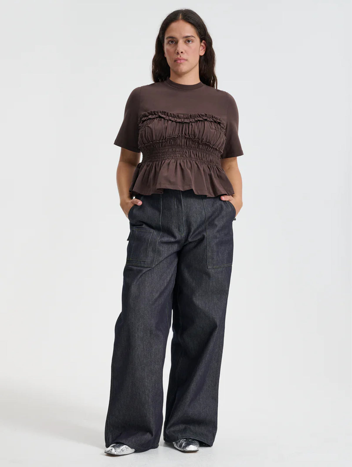 Vilde T-Shirt in Brown