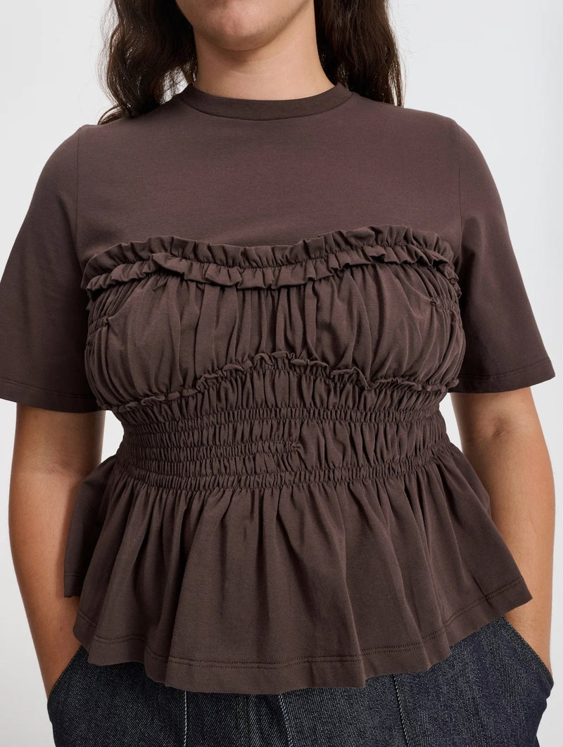 Vilde T-Shirt in Brown