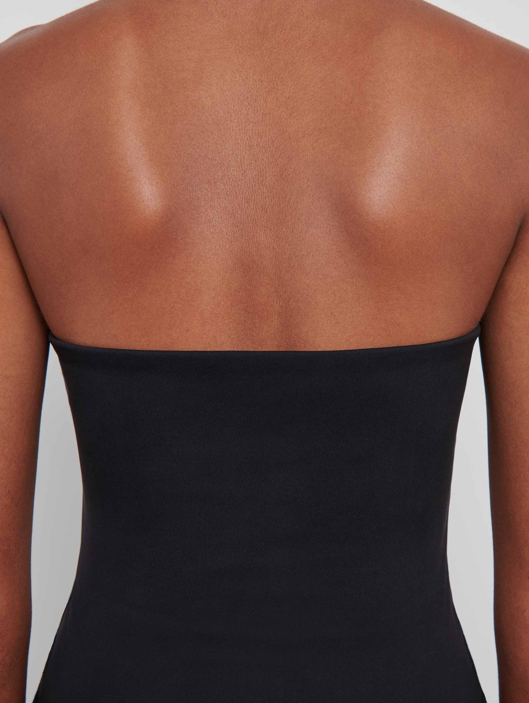 Opaque Tube Top in Black