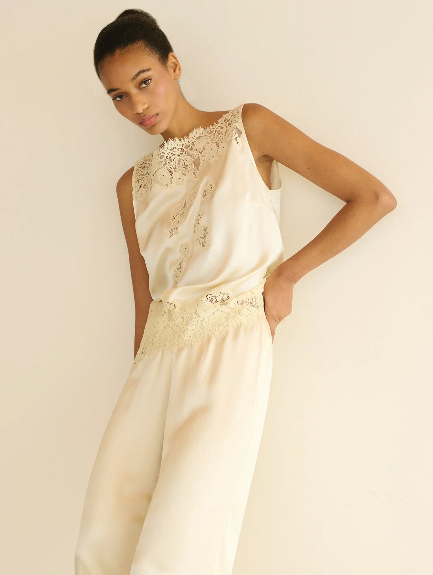 Viviane Top in Sea Salt