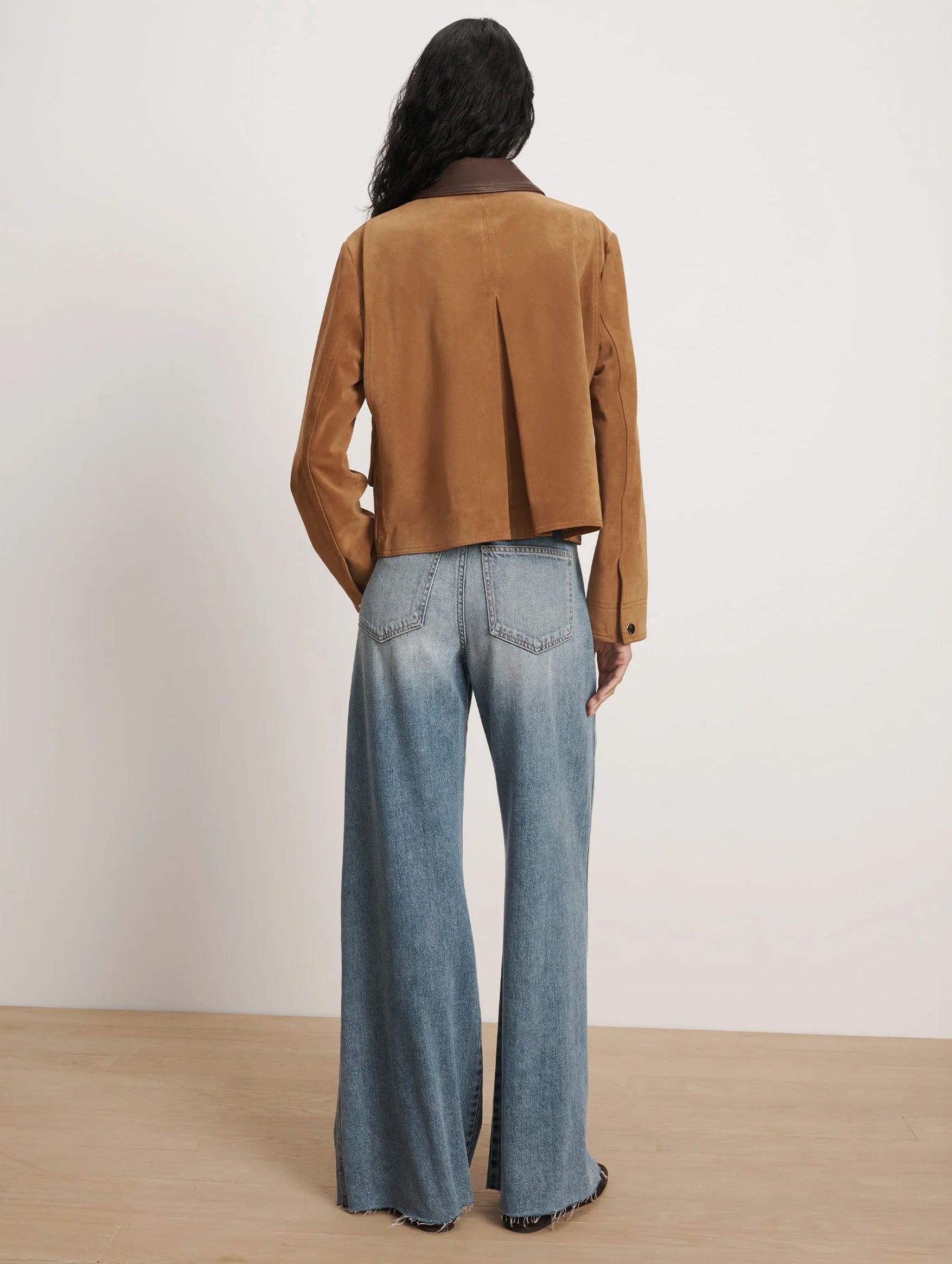 Walters Cropped Barn Jacket in Whisky